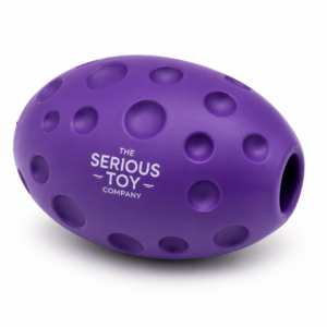Interactive Treat Dispensing Dog Toy Ball – Durable Rubber Puzzle Feeder Toy | The Serious Toy Company
